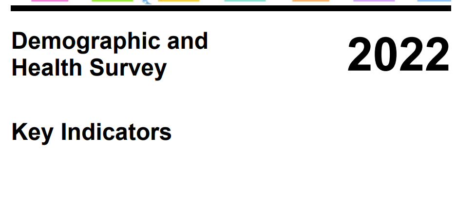 NDHS 2022 Key Indicators