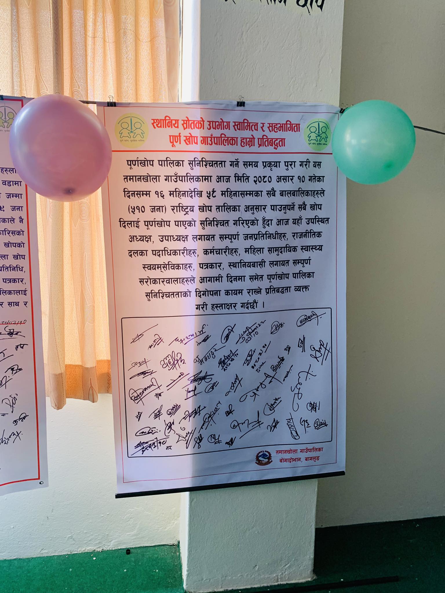 Full Immunization Declaration 2079-80